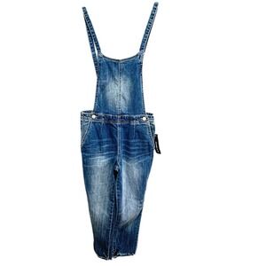 Dollhouse Cropped denim overalls Juniors size 5